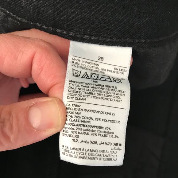 Old Navy Jeans Womens Plus Size 28 Black Kicker Bootcut Stretch Capsule READ - Picture 11 of 12